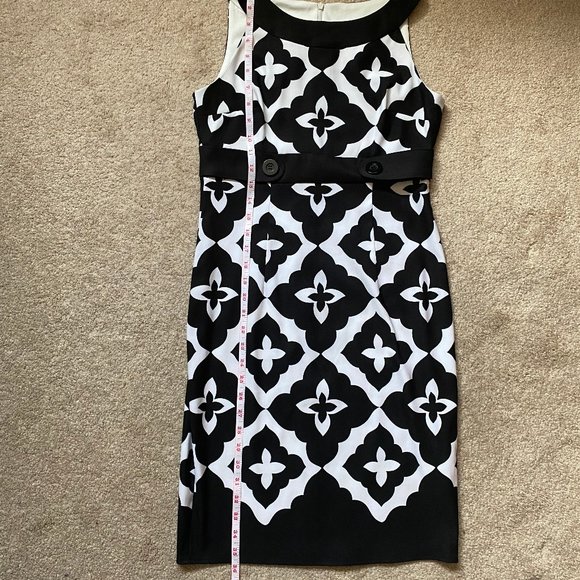 JESSICA  black & white dress 4P - Picture 10 of 11